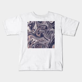 Marbling Texture Design Kids T-Shirt